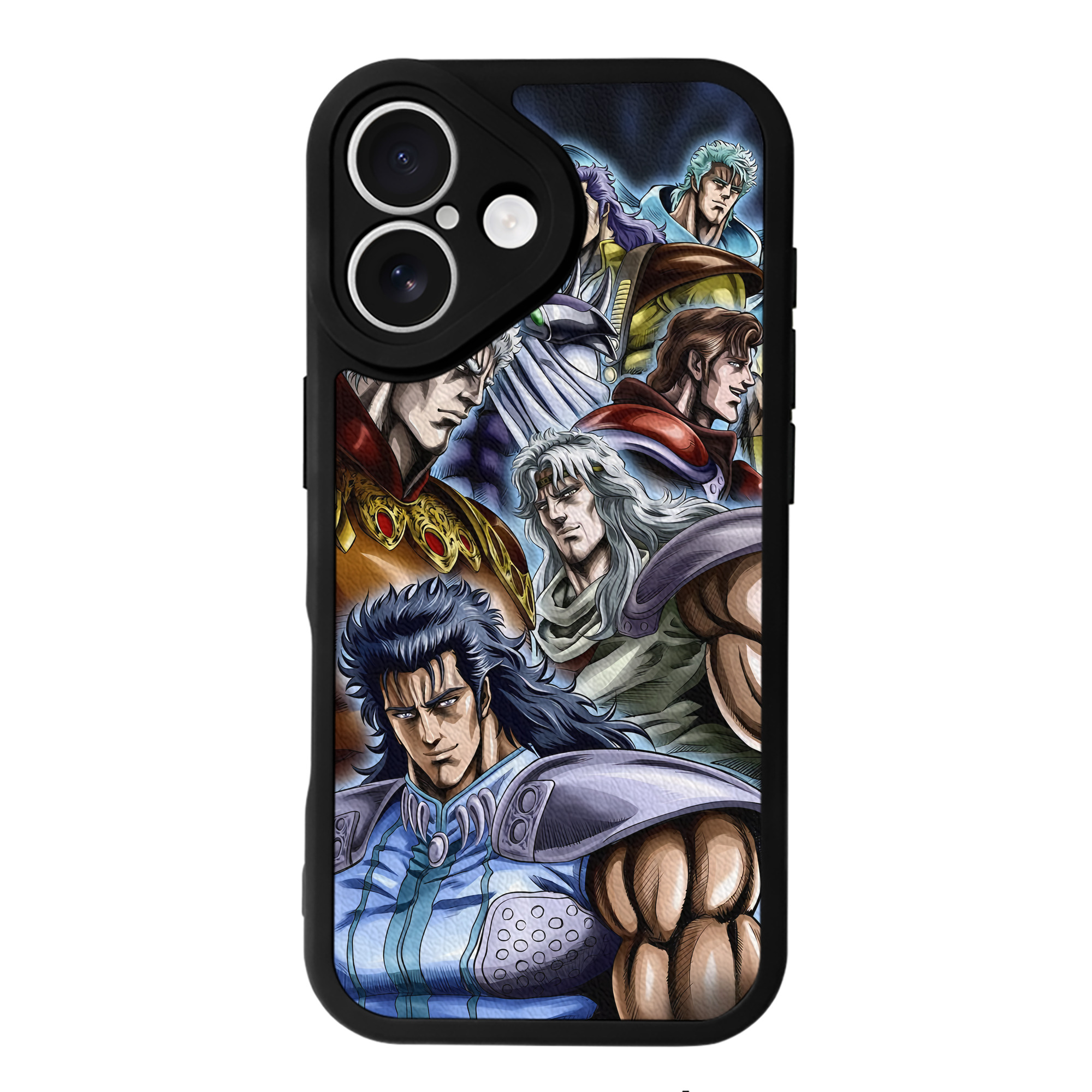 （画像用） 北斗の拳 Fist of the North Star 【iPhone 16シリーズ対応】シリコンスマホケース（レザー調） 材質：シリコン